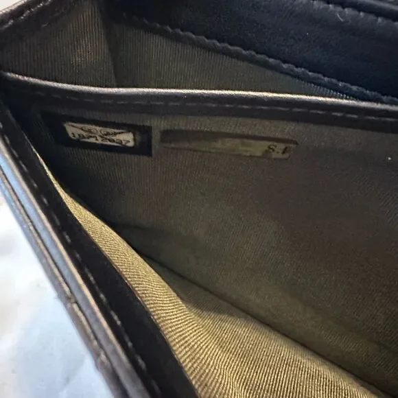Chanel Black Quilted Leather Wallet